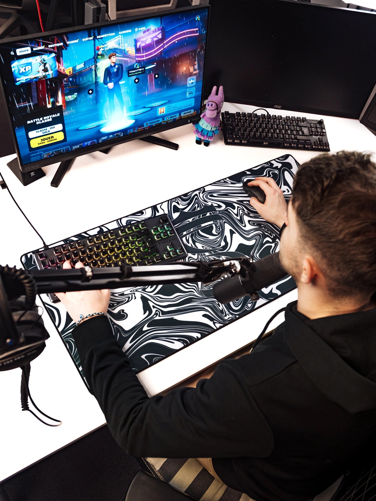 Tapis de souris XL blanc